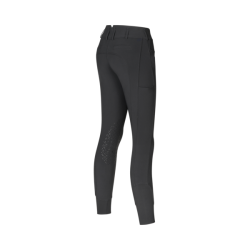 Pantalón con refuerzos corte recto para mujer Kingsland KLKira H-Shape Noir Pantalón con refuerzos corte recto para mujer Kingsland KLKira H-Shape Noir