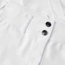 Pantalón con refuerzos corte recto para mujer Kingsland KLKira H-Shape Blanc