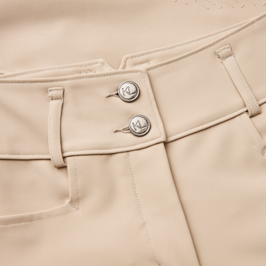 Pantalon à fond intégral coupe droite femme Kingsland KLKira H-Shape Beige pavé