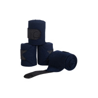 Bandages écurie HKM Julie Bleu foncé Bandages écurie HKM Julie Bleu foncé
