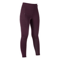 Legging HKM Cosy II Style fond 1/1 en silicone Rouge foncé