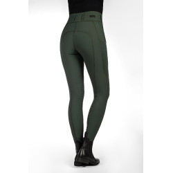 Legging HKM Jil High Waist basanes en silicone Vert olive