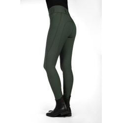 Legging HKM Jil High Waist basanes en silicone Vert olive