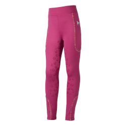 Legging HKM Polly fond 1/1 en silicone Magenta Rose Legging HKM Polly fond 1/1 en silicone Magenta Rose