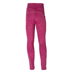 Legging HKM Polly fond 1/1 en silicone Magenta Rose Legging HKM Polly fond 1/1 en silicone Magenta Rose