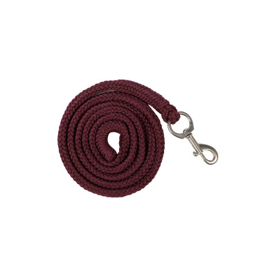 Longe HKM Samantha avec mousqueton Bordeaux