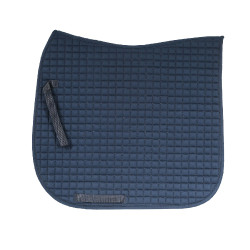Tapis de selle de dressage Horze River Bleu foncé / bleu foncé