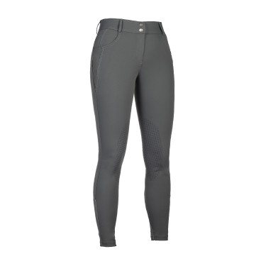 Pantalon HKM Ari taille moyenne basanes en silicone Gris Pantalon HKM Ari taille moyenne basanes en silicone Gris