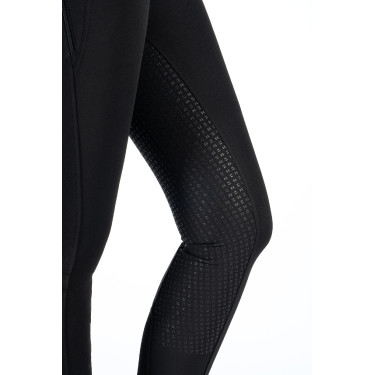 Pantalon HKM Ari taille moyenne fond 1/1 en silicone Noir Pantalon HKM Ari taille moyenne fond 1/1 en silicone Noir