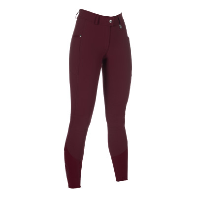 Pantalon HKM Lauria Garrelli fond 1/1 en silicone Bordeaux