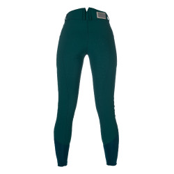 Pantalon HKM Lauria Garrelli fond 1/1 en silicone Vert foncé