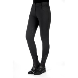 Pantalon chauffant HKM Comfort Style 1/1 en silicicone Noir