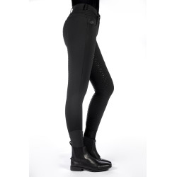 Pantalon chauffant HKM Comfort Style 1/1 en silicicone Noir