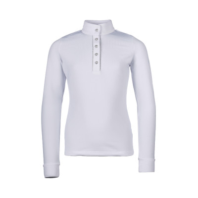 Polo de concours HKM Emilia Kids Blanc