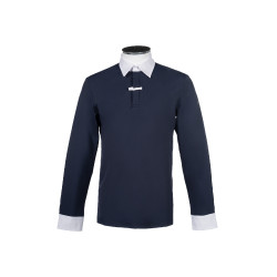 Polo de concours homme HKM Davie Bleu foncé Polo de concours homme HKM Davie Bleu foncé