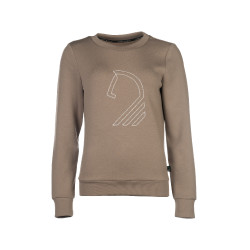 Pull Lauria Garrelli Livigno Horse Head Taupe Marron Pull Lauria Garrelli Livigno Horse Head Taupe Marron