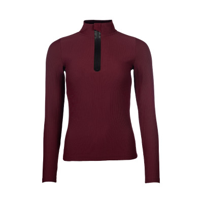 T-Shirt fonctionnel Lauria Garrelli Livigno Ribbed Bordeaux