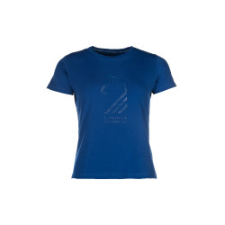 T-Shirt Lauria Garrelli Livigno Horse Head Bleu