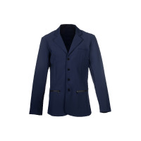 Veste de concours homme HKM Mike Bleu foncé