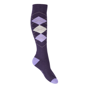 Chaussettes HKM Cardiff par 3 Violet / lilas Chaussettes HKM Cardiff par 3 Violet / lilas