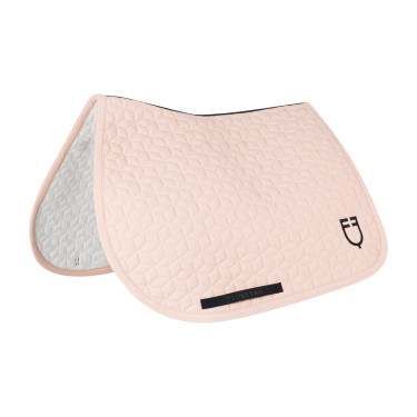 Tapis de selle de saut en matelassage cubique Equestro Tapis de selle de saut en matelassage cubique Equestro