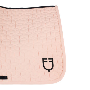 Tapis de selle de saut en matelassage cubique Equestro Tapis de selle de saut en matelassage cubique Equestro