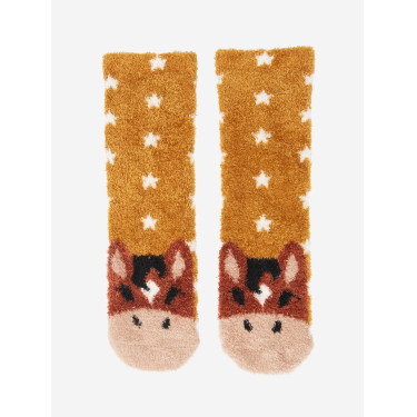 Chaussettes LeMieux Mini Fluffy Character Chancer Marron Chaussettes LeMieux Mini Fluffy Character Chancer Marron