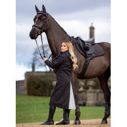 Manteau d'équitation LeMieux léger et imperméable Amélie Noir Manteau d'équitation LeMieux léger et imperméable Amélie Noir