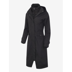 Manteau d'équitation LeMieux léger et imperméable Amélie Noir Manteau d'équitation LeMieux léger et imperméable Amélie Noir