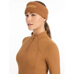 Bandeau LeMieux Clara en tricot Ginger Marron Bandeau LeMieux Clara en tricot Ginger Marron