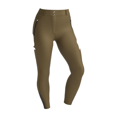 Pantalon LeMieux Drytex Waterproof full grip Alpine Marron
