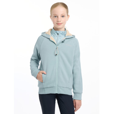 Sweat à capuche doublé polaire LeMieux Hollie Young Rider Glacier Bleu