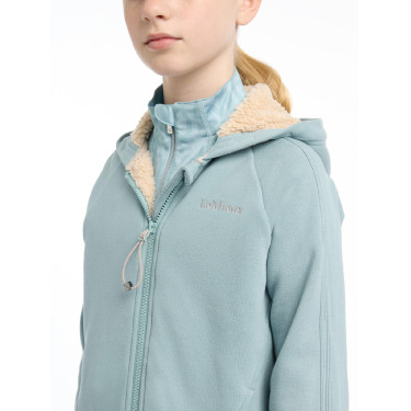 Sweat à capuche doublé polaire LeMieux Hollie Young Rider Glacier Bleu