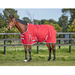 Couverture Weatherbeeta ComFiTec Classic 220 g Rouge / argent / marine