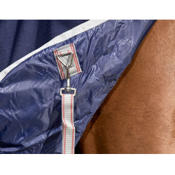 Chemise Weatherbeeta ComFiTec Essential 1200D Marine / argent / rouge Bleu Chemise Weatherbeeta ComFiTec Essential 1200D Marine / argent / rouge Bleu