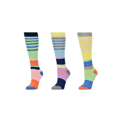 Chaussettes Dublin enfant par 3 Bloc de couleur