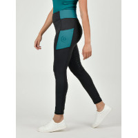 Legging Dublin quotidien Noir / lac profond