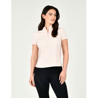 Polo Weatherbeeta manches courtes Rome Blush Rose