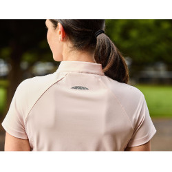 Polo Weatherbeeta manches courtes Rome Blush Rose