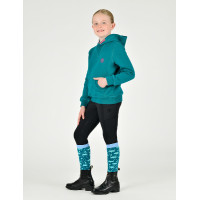 Sweat à capuche Dublin enfant Camille Lac profond Vert