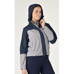 Veste imperméable Dublin Crissy Mouette / académie marine Gris