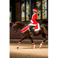 Toque de Noël pour casque Horze Rouge Toque de Noël pour casque Horze Rouge