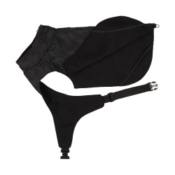 Manteau Horze pour chien réfléchissant Camo Luminox Noir / argent