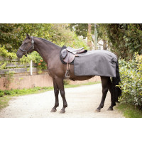Couvre-reins Quarter Paddock Sports Wooltouch Bleu chiné