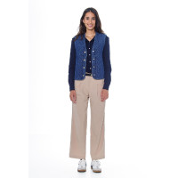 Gilet Harcour Joeva Jean Gris Gilet Harcour Joeva Jean Gris