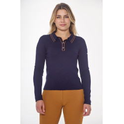 Polo Harcour Popi manches longues femme