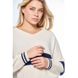 Pull Harcour Polisa femme Ivoire Beige