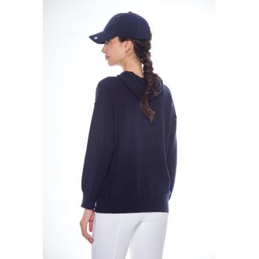 Sweat Harcour Santa femme Marine Bleu marine