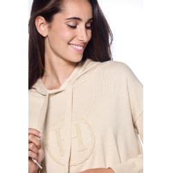 Sweat Harcour Santa femme Ivoire Beige Sweat Harcour Santa femme Ivoire Beige