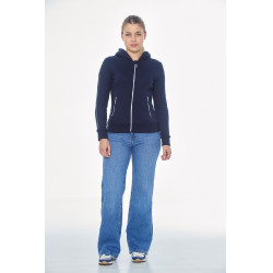 Sweat Zip Harcour Sworm femme Marine Bleu marine